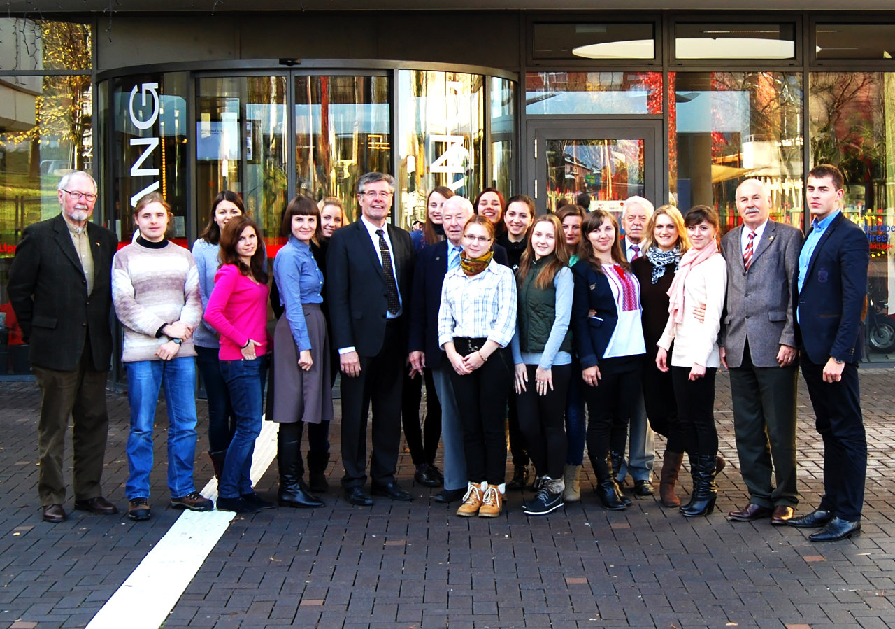 Besuch beim Landrat Friedel Heuwinkel